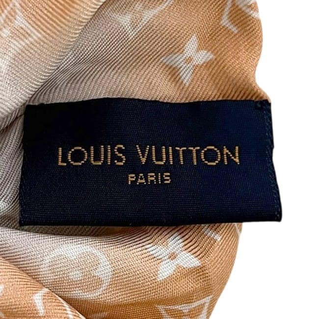 ルイ ヴィトン シュシュ ベージュ オレンジ ホワイト モノグラム