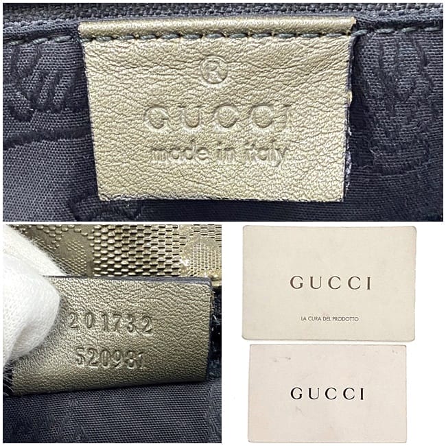 グッチ ショルダーバッグ f-23197 カーキ グリーン インプリメ 201732