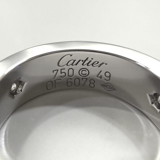カルティエ 指輪 ラブリング f-22115 ホワイトゴールド WG