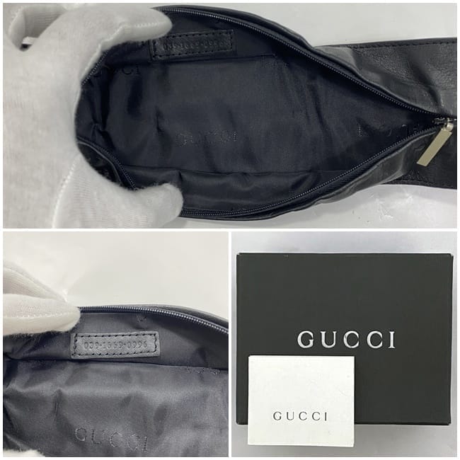 GUCCI　グッチ　ポーチ　小物入れ グッチ 小物入れ リストバンド ポーチ ec-22314 ブラック 039