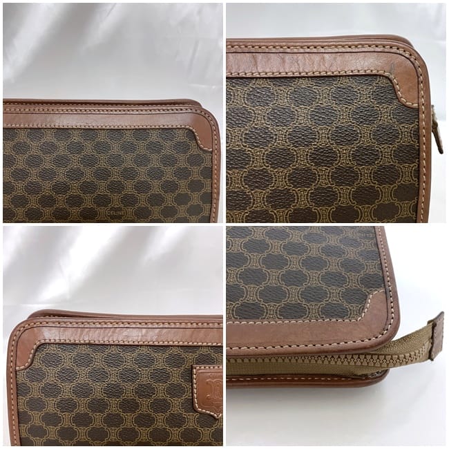 美品✨ セリーヌ セカンドバッグ マカダム ストラップ付き PVC ブラウン 楽天市場】【バッグ】CELINE セリーヌ マカダム柄 セカンド