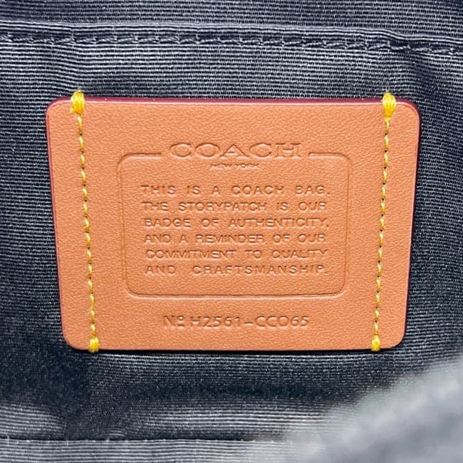 コーチ ショルダーバッグ ブラック CCO65 未使用 美品 PVC レザー S