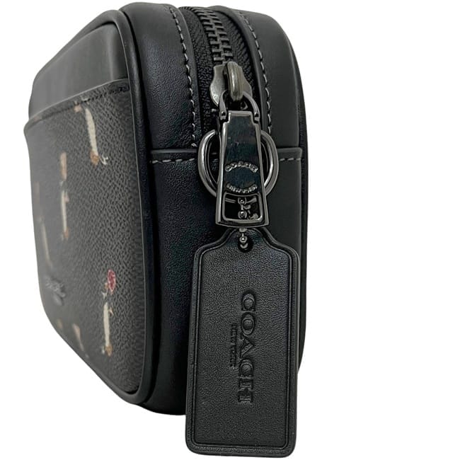 コーチ ショルダーバッグ ブラック CCO65 未使用 美品 PVC レザー S