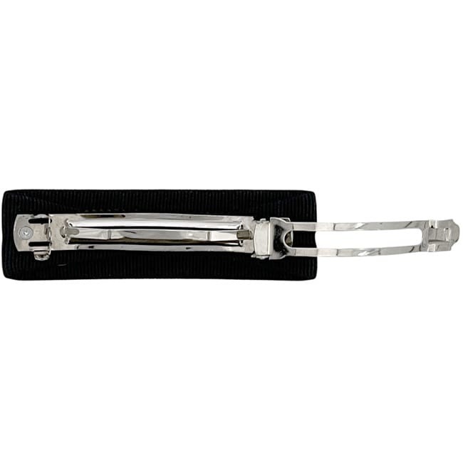 【極美品】フェラガモ　バレッタ　ヴァラ ラインストーン　黒　ヘアピン 極美品】フェラガモ バレッタ ヴァラ ラインストーン 黒 ヘアピン