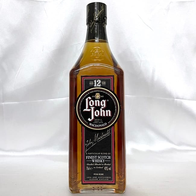 ウイスキー Long John 12years ロングジョン 12年 1980年代流通 43% 特級表記 : くりりんの