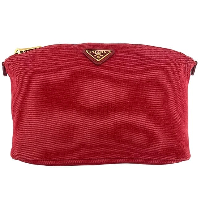 最終値下げ【極美品】PRADA　ポーチ 極美品✨プラダ 化粧ポーチ コスメポーチ - メルカリ