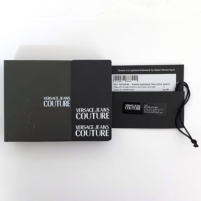 ヴェルサーチ コインケース ec-23104 ブラック イエロー JEANS