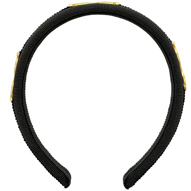 サルヴァトーレ フェラガモ カチューシャ カーキグリーン ガンチーニ