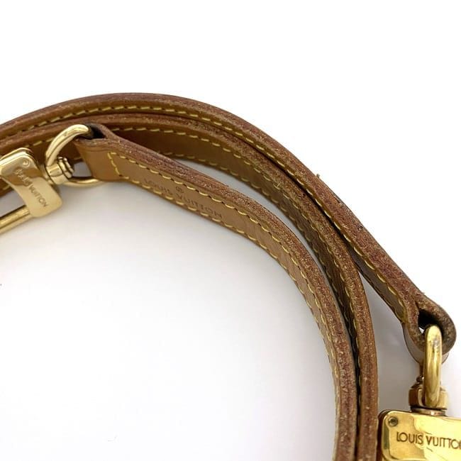 美品】LOUIS VUITTON ショルダーストラップ ゴールド金具 ヌメ革