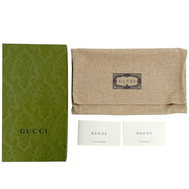 グッチ ラウンドファスナー 長財布 ライトグリーン 658694 美品 財布