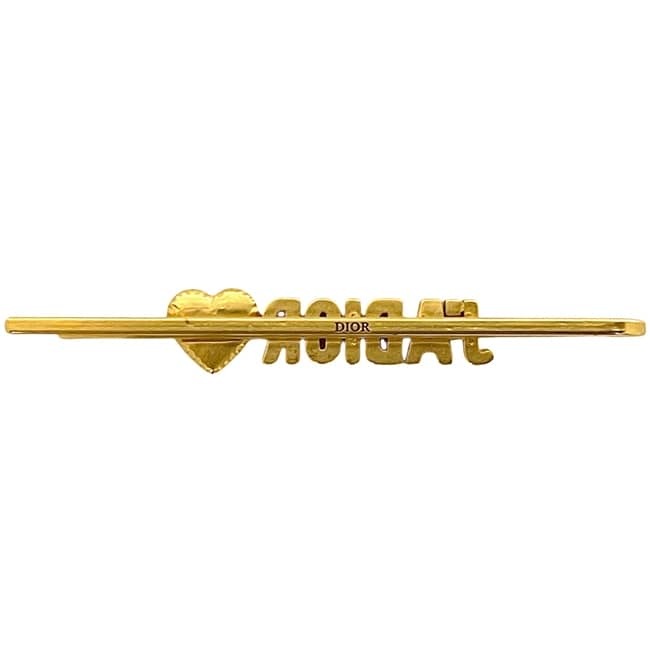 クリスチャン ディオール ヘアピン ゴールド 金色 J'ADIOR 美品 ハート