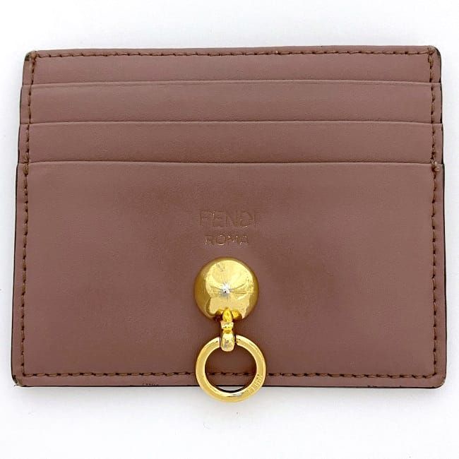 フェンディ カードケース ベージュピンク ドットコム 8M0269 ec-20200