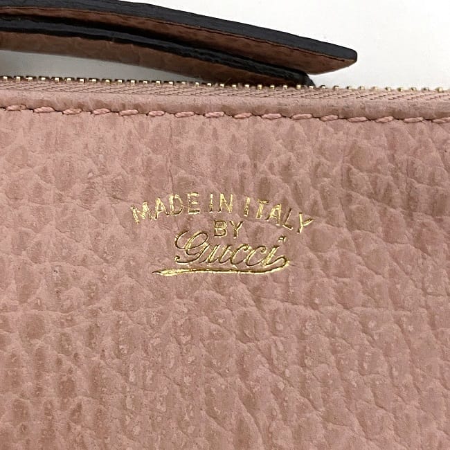 グッチ キーリング付き コインケース ec-23594 ピンク 368879 美品