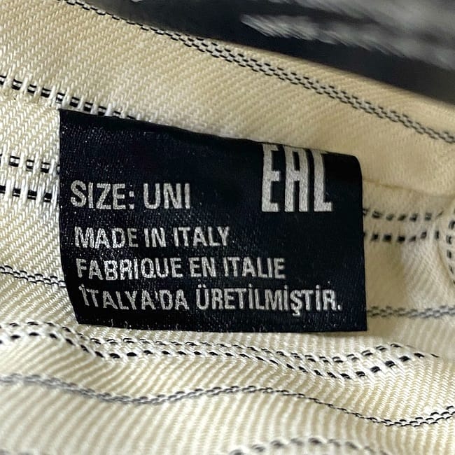 メゾン マルジェラ ミニ カゴ チャーム ec-23806 ベージュ ブラック