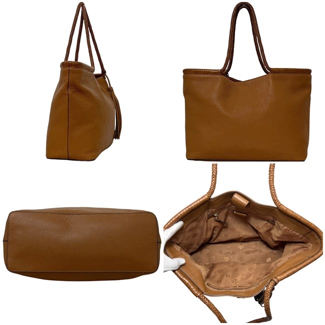 TORY BURCH トートバッグ ブラウン トリーバーチ 肩掛 レザー Tory 