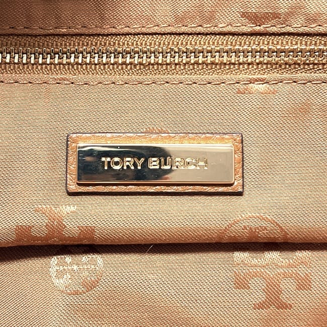 トリーバーチ トートバッグ ブラウン 美品 レザー 中古 10005416 12-16 