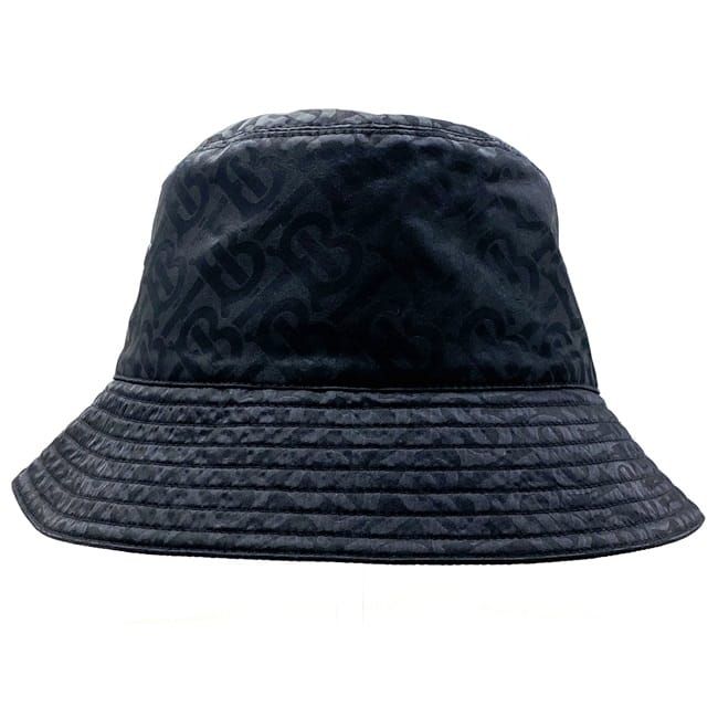 バーバリー バケット ハット ec-21533 ブラック TB モノグラム 8031026