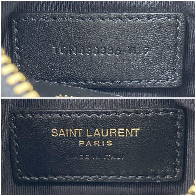 新品同様　ほぼ未使用品　SAINT LAURENT サンローラン　キーケース　黒 未使用級✨サンローラン 4連 キーケース カサンドラロゴ YSL