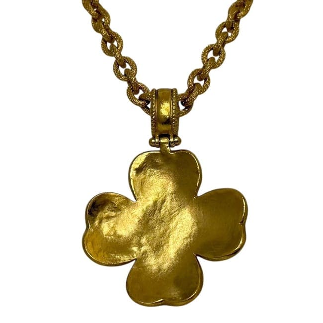 シャネル ネックレス ゴールド ブラック ココマーク 美品 GP 中古 06 A