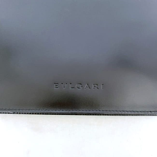 ブルガリ セカンドバッグ ec-21737 ブラック 美品 クラッチ