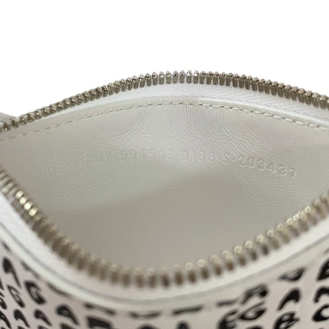 バレンシアガ カードケース ec-23809 ホワイト ブラック 594548 美品