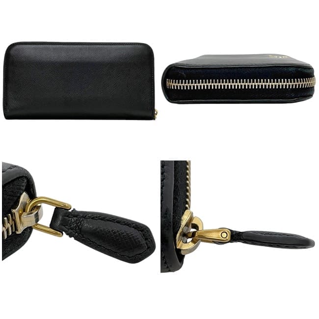 ✨未使用に近い✨　PRADA 長財布　サフィアーノレザー　ラウンドファスナー プラダ ラウンドファスナー 長財布 ec-23887 ブラック NERO