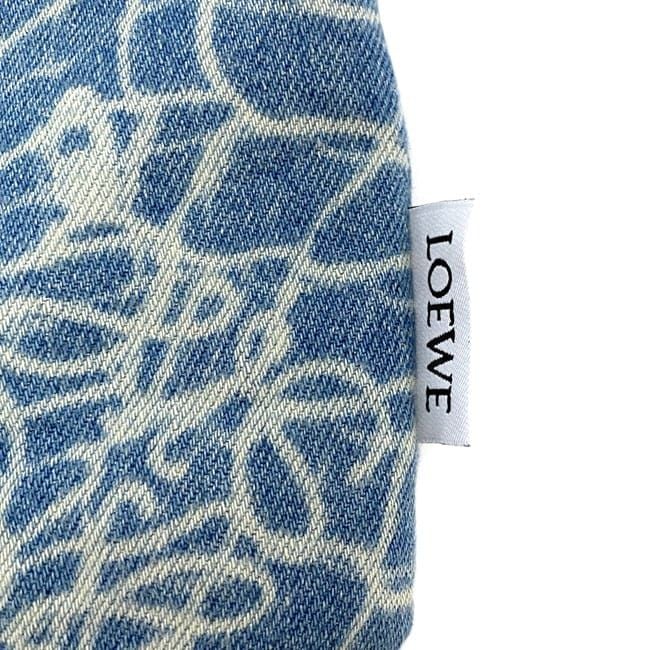 美品 ロエベ LOEWE アナグラム ドローストリング 巾着バッグ 美品 ロエベ LOEWE アナグラム ドローストリング 巾着バッグ