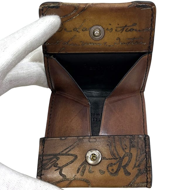 ベルルッティ コインケース ブラウン 小銭入れ レザー 中古 E1117