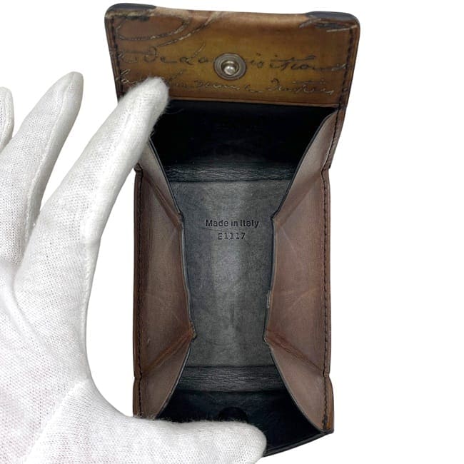 ベルルッティ コインケース ブラウン 小銭入れ レザー 中古 E1117