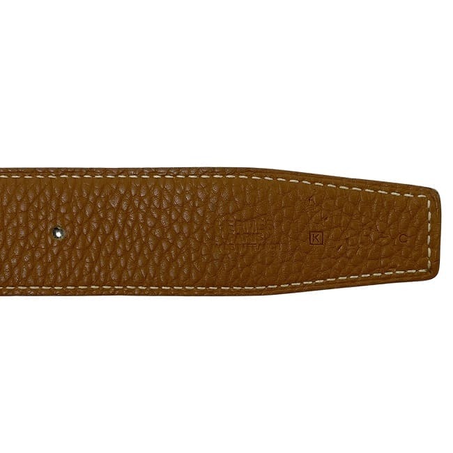 【美品】HERMES エルメス パンチング レザーベルト エヴリン 70茶色 中古・古着通販】HERMES (エルメス) レザーベルト ナチュラル