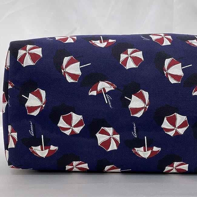 グッチ トートバッグ ec-23410 ネイビー ホワイト 286198 美品