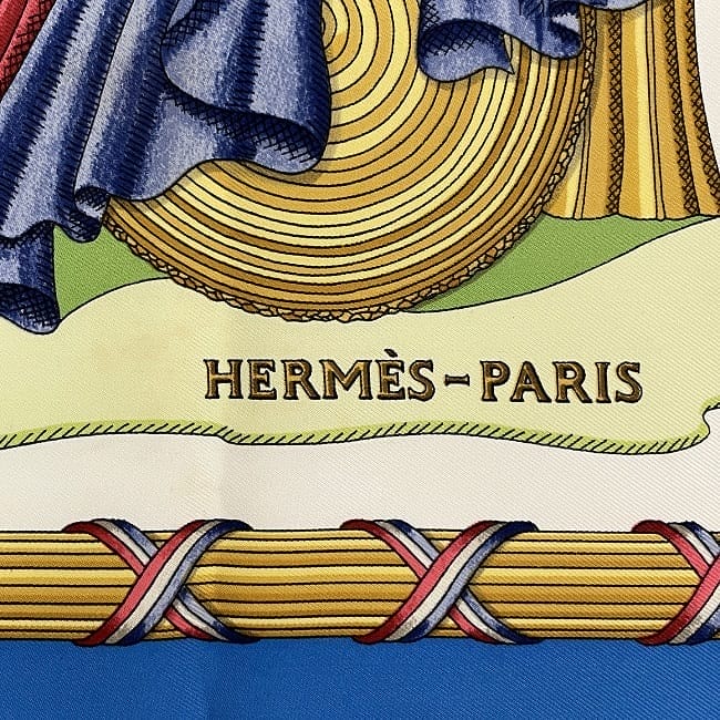 HERMES/エルメス スカーフ カレ90 1789年フランス革命を記念して 美品】エルメス カレ90 スカーフ 1789年フランス革命を記念して