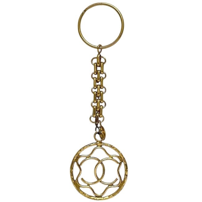 シャネル キーホルダー ec-23828 ゴールド ココマーク 美品 GP 中古