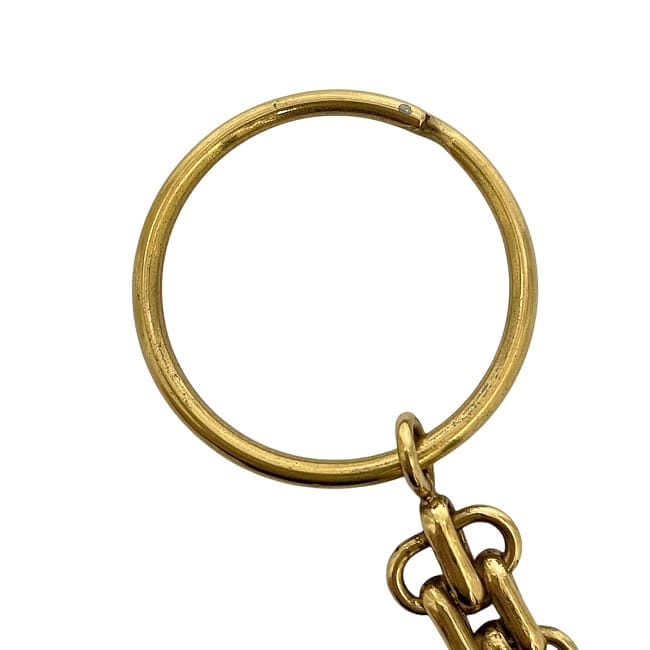 CHANEL ゴールド ロゴチャーム 本物 美品！ Chanel Gold and