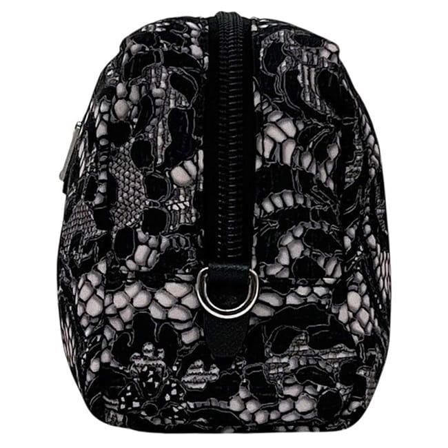 プラダ ポーチ ブラック レース テスート 1NE175 美品 ナイロン レザー