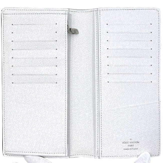 ルイ ヴィトン 二つ折り 長財布 ポルトフォイユ ブラザ ホワイト