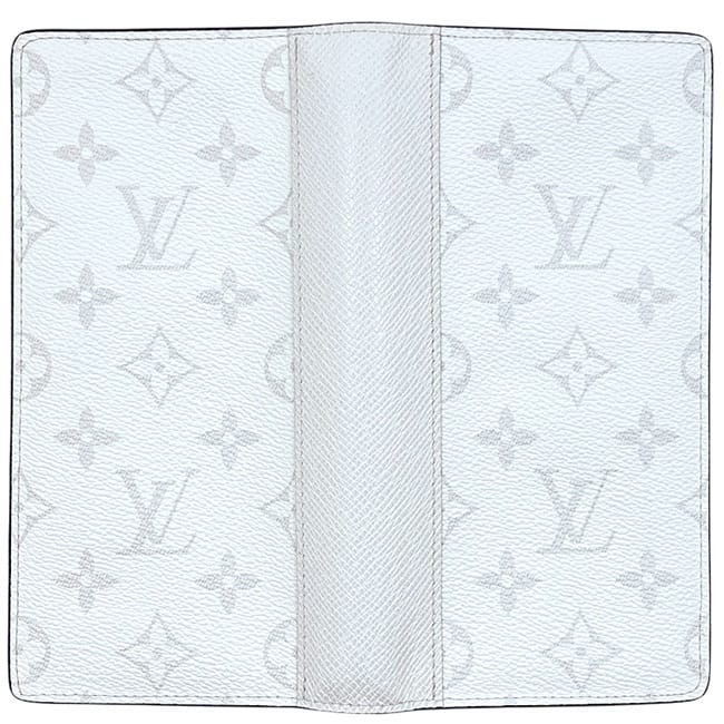 ルイ ヴィトン 二つ折り 長財布 ポルトフォイユ ブラザ ホワイト