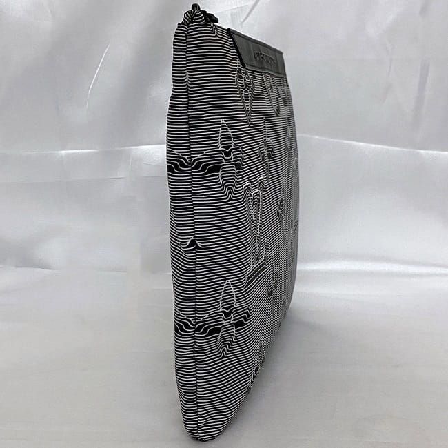 ルイ ヴィトン クラッチバッグ ポシェット リバーシブル テキスタイル グレー ブラック レインボー M68777 f-20435 美品 ハンドバッグ ナイロン キャンバス レザー 中古 FH0230 LOUIS VUITTON ファスナー ロゴ モノグラム LV 人気 男性 ブランド 本物 鑑定済み ルイ ヴィトン クラッチバッグ ポシェット リバーシブル テキスタイル