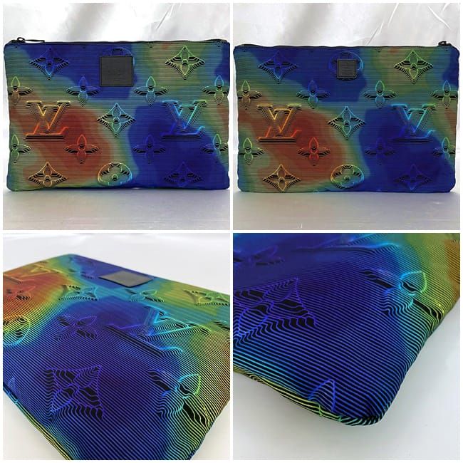 ルイ ヴィトン クラッチバッグ ポシェット リバーシブル テキスタイル