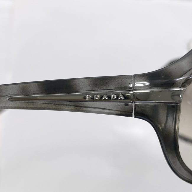 PRADA プラダ サングラス グレー 中古 美品 UV プラダ サングラス ec-23662 グレー クリア カモフラージュ