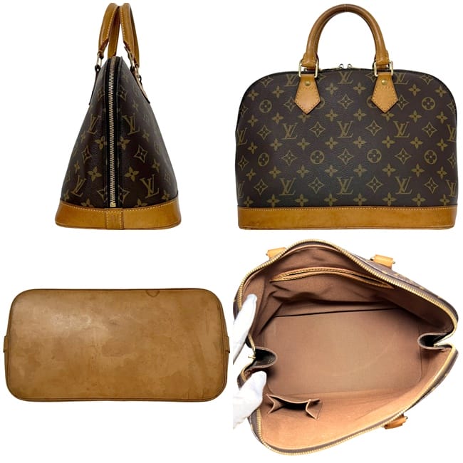 ルイ ヴィトン ハンドバッグ アルマ PM ブラウン モノグラム M51130