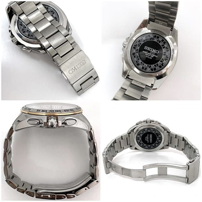 セイコー 腕時計 ブライツ デイト ホワイト シルバー 8B54-0AW0 f