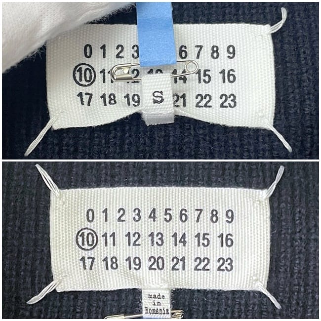 メゾン マルジェラ セーラーニット ec-23840 ネイビー オレンジ