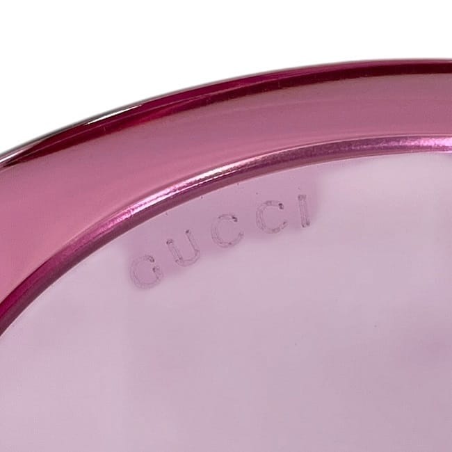 グッチ サングラス f-23880 ピンク GG0257S 美品 プラスチック