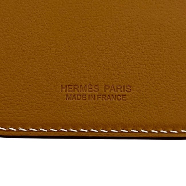 エルメス カードケース マグセーフ エマン ブラウン ゴールド