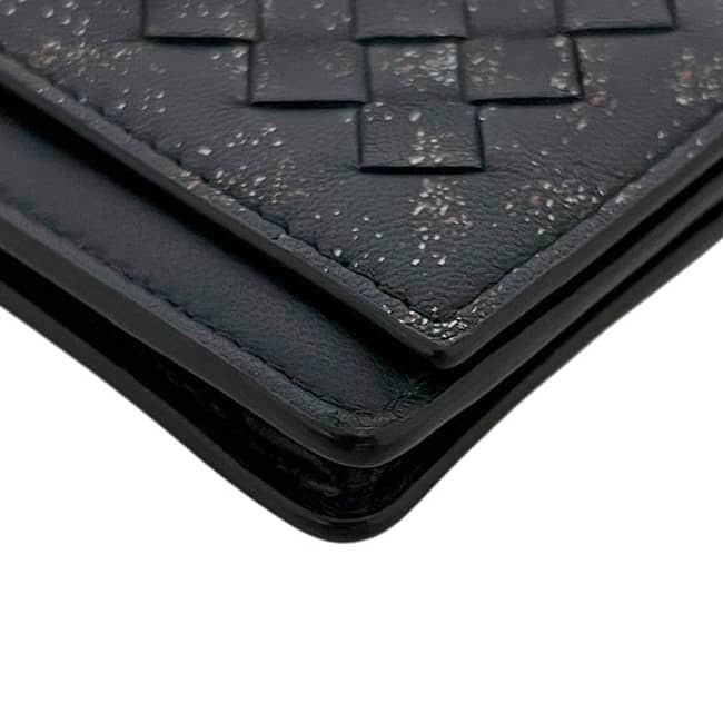 ボッテガヴェネタ カードケース ブラック 黒 イントレチャート 美品