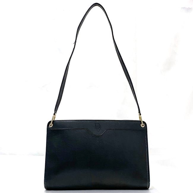 クリスチャン ディオール セミショルダー バッグ ec-21624 ネイビー 美