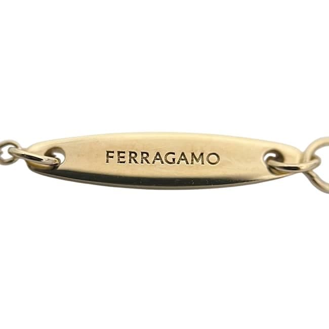 サルヴァトーレ フェラガモ ネックレス ゴールド 金色 ガンチーニ 76 0551 美品 GP 中古 Salvatore Ferragamo アクセサリー サルヴァトーレ フェラガモ ネックレス ゴールド 金色 ガンチーニ 76