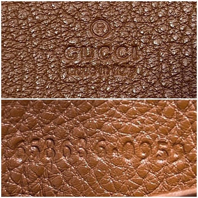 グッチ 6連 キーケース ブラウン バンブー ビー GGマーモント 658636