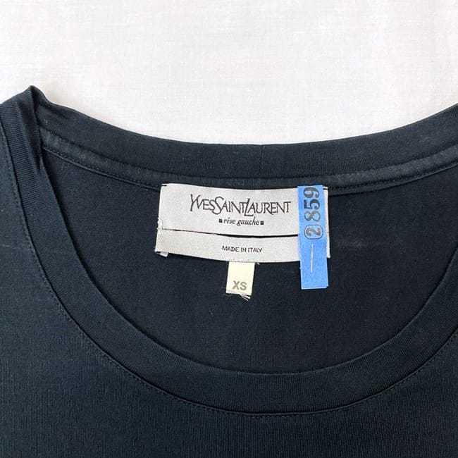 イヴサンローラン Tシャツ ec-21167 ブラック XS クリーニング